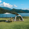 Палатка NATUREHIKE ANGO AUTOMATIC CNK2550WS010 большая, светло-серая с серым 6975641888321